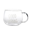 Caneca de Vidro Good Morning 360ml