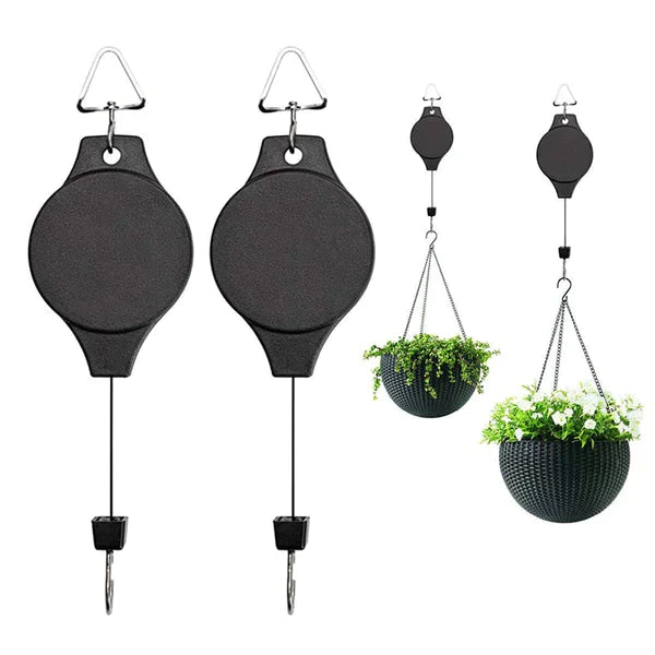 Gancho Retrátil Ajustável para Plantas - GreenGrip - My Store